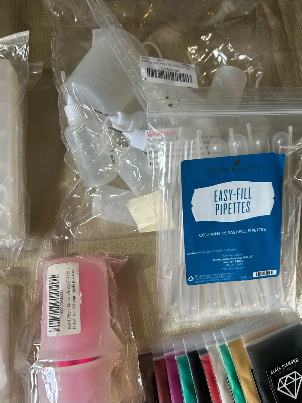 Resin supplies